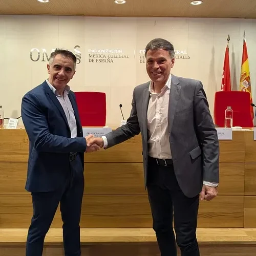 Representantes de la OMC y del ámbito deportivo en colaboración institucional