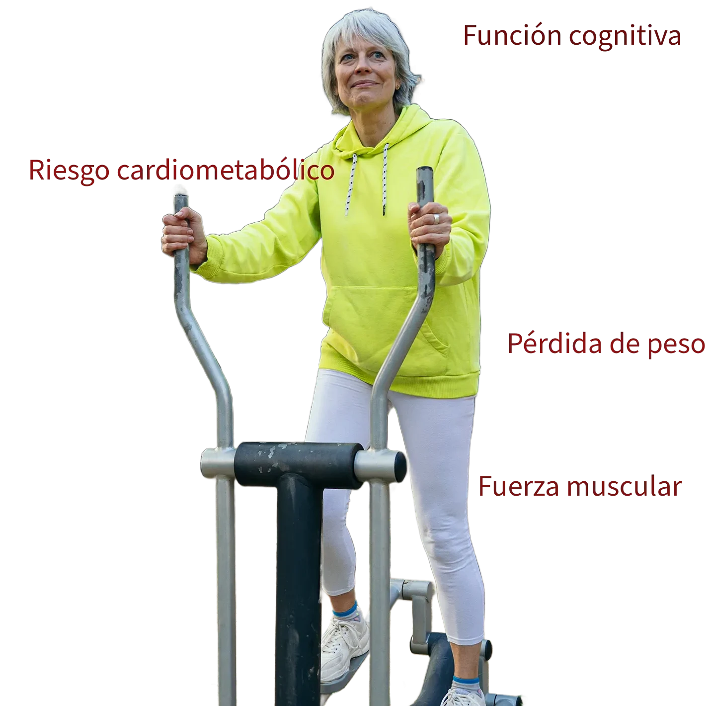 Beneficios del ejercicio físico en mujer mayor